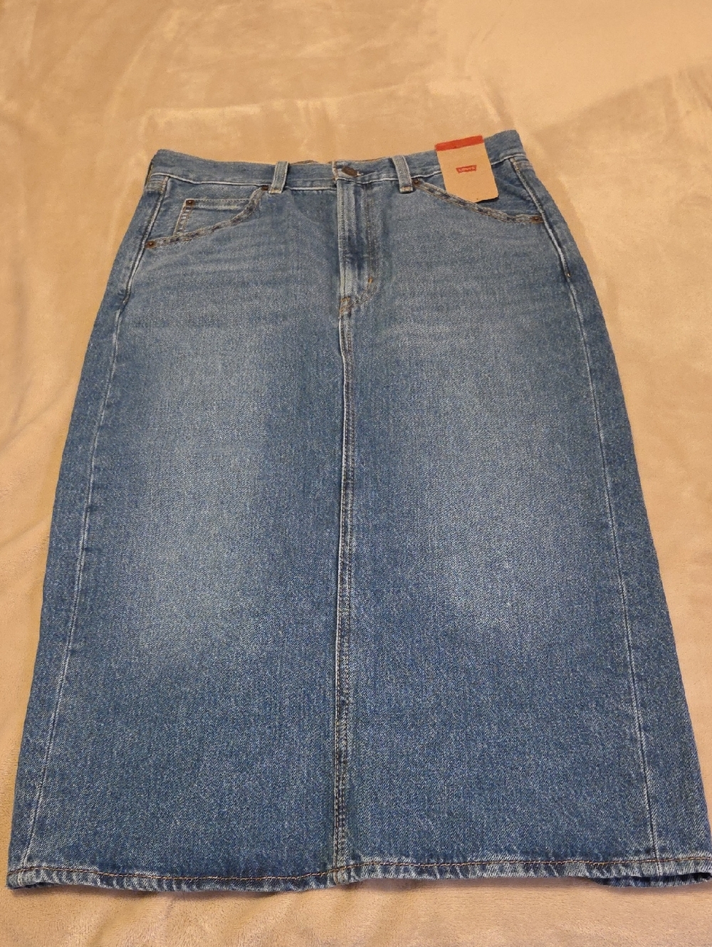 Levi's Mid Blue Denim Skirt